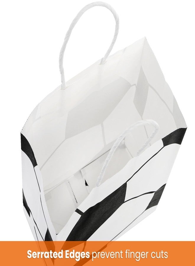 Elsjoy 48 Pack 4 Styles Sports Party Favor Bags for Football Baseball Basketball Soccer, Sports Themed Paper Gift Bags with Handle, Small Goodie Treat Bag for Birthday, Party Supplies - Image 5